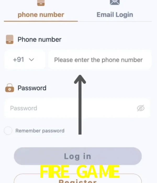 FIRE GAME login